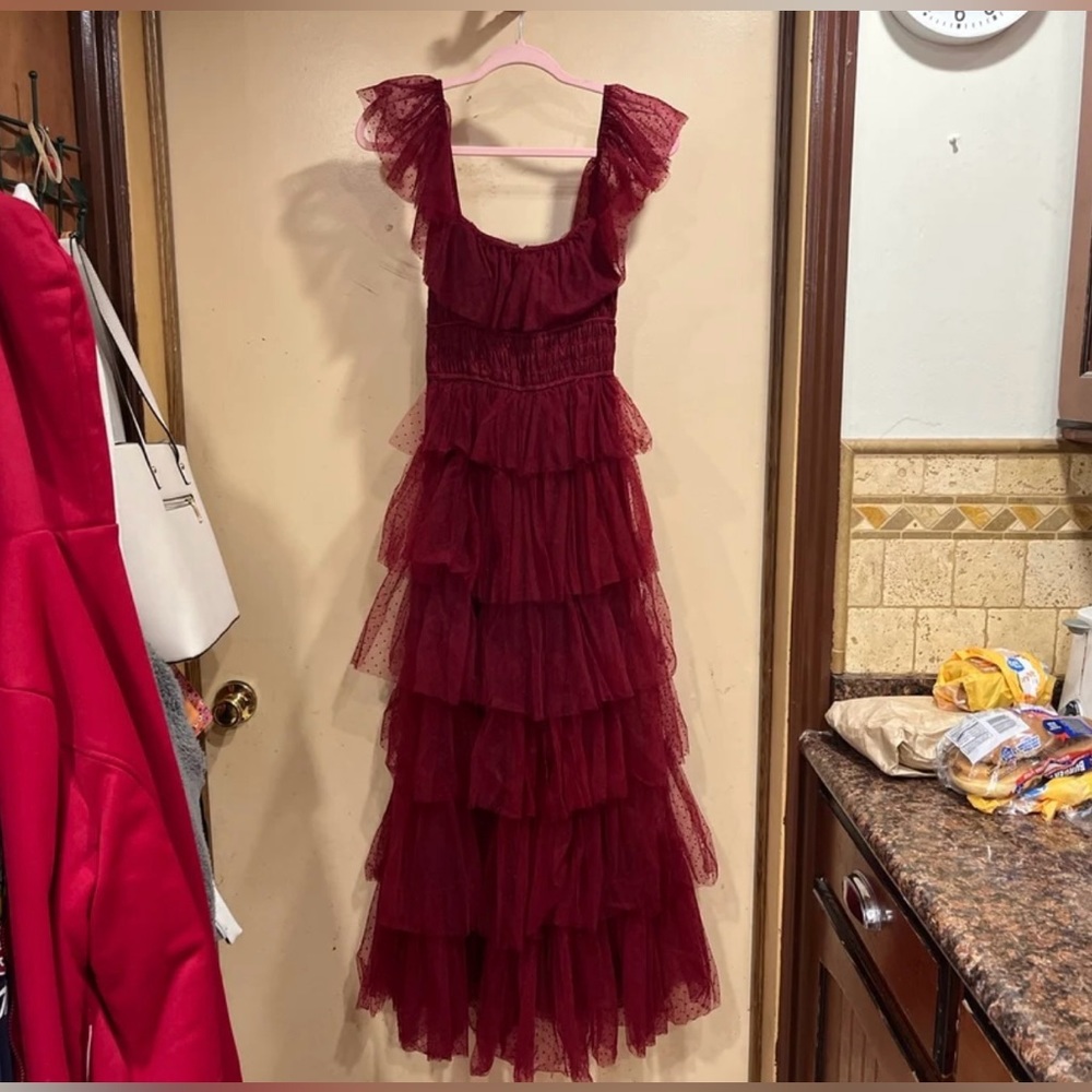 Tiered Ruffle Maxi Dress
